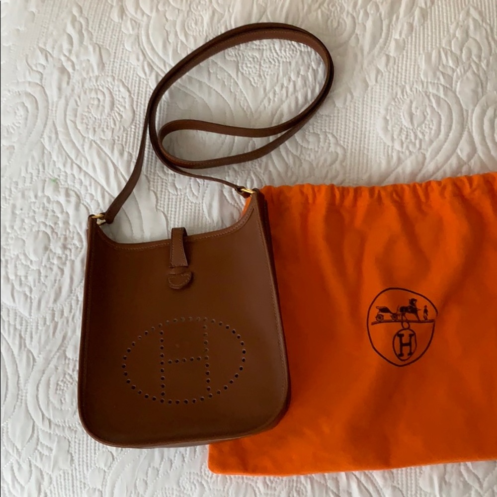 HERMÈS Evelyne TPM Fauve Veau Chamonix